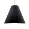 Besa Lighting Dylan Stem Pendant, Black, Satin Nickel Finish, 1x30W LED 1TT-DYLANBK-LED-SN - alternate 1